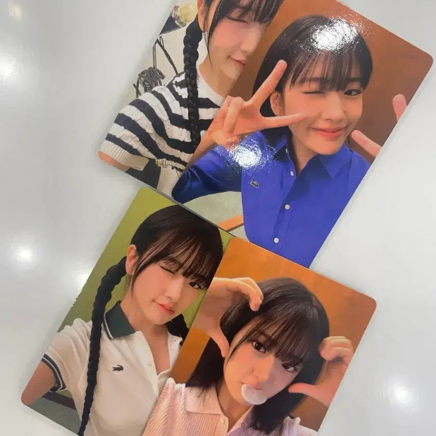 [BUNJANG] Ive Yujin Lacoste Photocard Set / 아이브 안유진 라코스테포카 4장세트