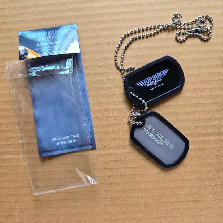 [BUNJANG] Top Gun: Maverick Dog Tag Necklace / 탑건 매버릭 군번줄