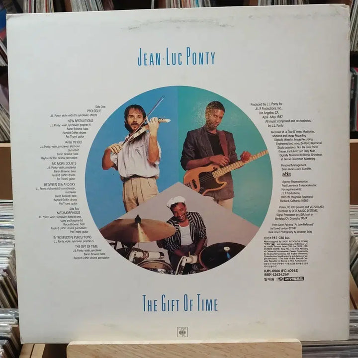 [BUNJANG] Jean-Luc Ponty The Gift of Time LP (Mint Condition) / 민트급 희귀 장 뤽 퐁티 The Gift of Time LP