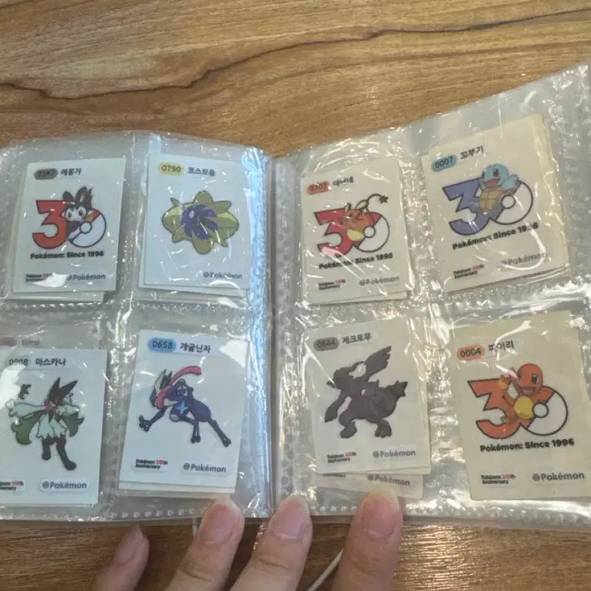 [BUNJANG] Pokemon 30th Anniversary Sticker Collection / 포켓몬 띠부실 컬렉션(154종)