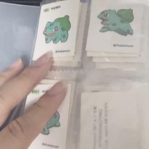 [BUNJANG] Pokemon 30th Anniversary Sticker Collection / 포켓몬 띠부실 컬렉션(154종)