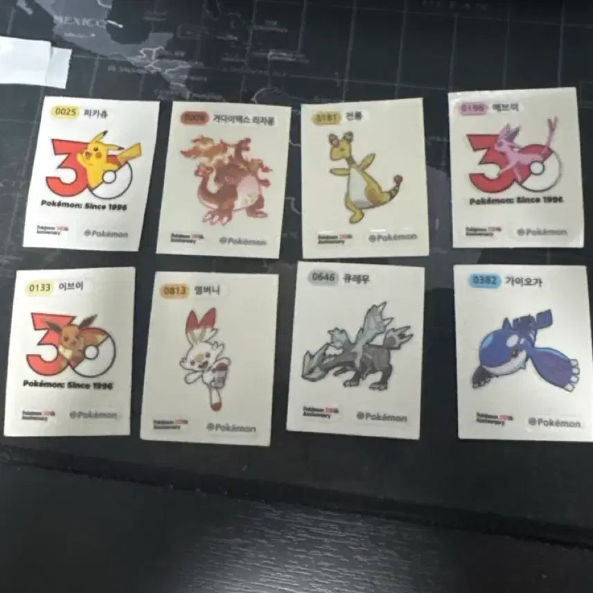 [BUNJANG] Pokemon 30th Anniversary Sticker Collection / 포켓몬 띠부실 컬렉션(154종)