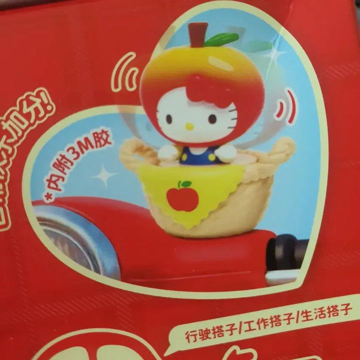 [BUNJANG] Sanrio Hello Kitty Fruit Basket Shaking Figure / 산리오 키티 과일바구니 흔들 피규어