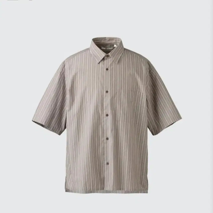 [BUNJANG] Uniqlo C Broadcloth Oversized Stripe Short Sleeve Shirt L / 유니클로c 반팔 셔츠 L 스트라이프