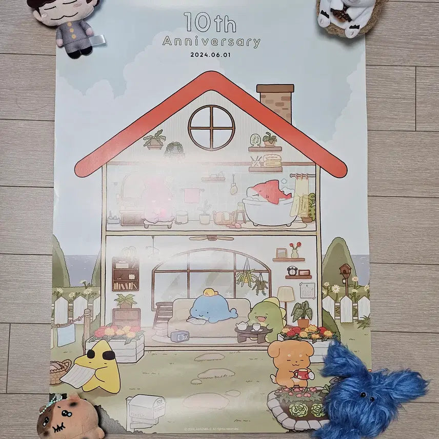 [BUNJANG] Pixel 10th Anniversary The Hyundai Popup Store Special Poster / 픽셀리 10주년 더현대 팝업스토어 10만원 특전 포스터 판매합니다