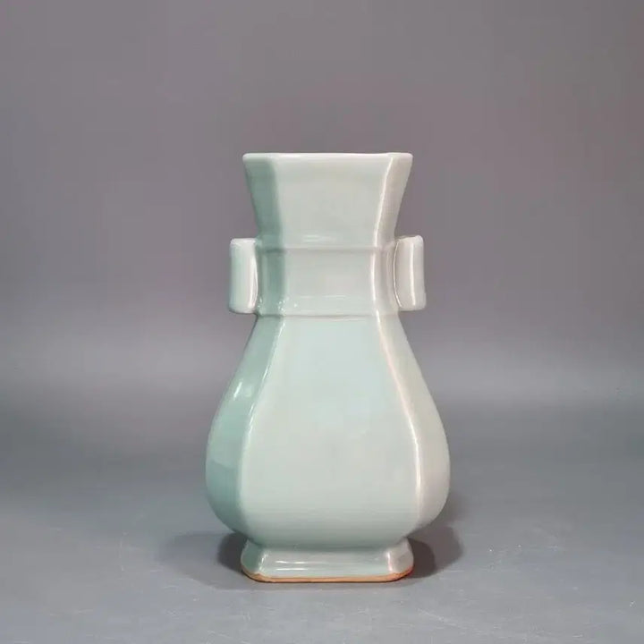 [BUNJANG] Longquan Celadon Vase with Tube Handles / 용천요 청자 관이병. 고23