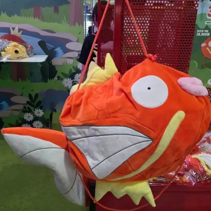 [SOLD OUT] [BUNJANG] Pokemon Sports Day Magikarp Drawstring Bag + Pouch Bag Charm Set / 잉어킹 조리개 가방 + 파우치 가방걸이 세트
