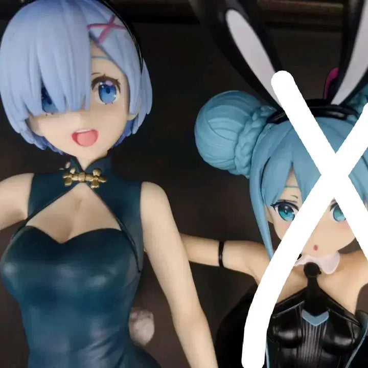 [BUNJANG] Ram Bunny Girl Figure / 바니걸 미쿠,렘