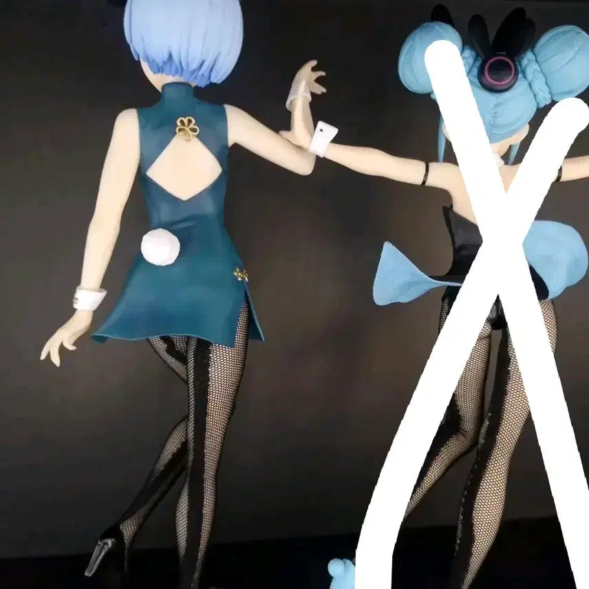 [BUNJANG] Ram Bunny Girl Figure / 바니걸 미쿠,렘
