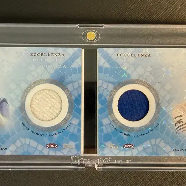 [BUNJANG] F1 Tops Eccellenza Liam Lawson Isaac Hadjar Relic Game-Worn Jersey Double Rookie Card / F1 탑스 Eccellenza 리암로손 아이작 하자르 레릭 실착 유니폼