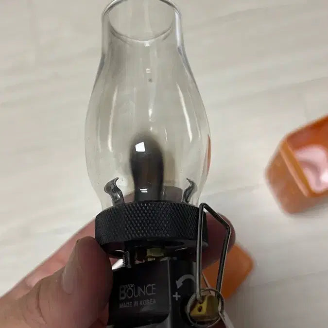 [BUNJANG] Mini Aesthetic Orange Camping Lantern with Case (Isobutane Fuel) / 미니 감성 오렌지 캠핑 랜턴 + 케이스 (이소가스)