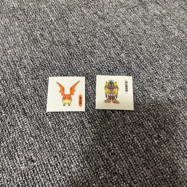 [BUNJANG] Digimon Ttibu Seal (Wargreymon, Patamon) / 구디지몬 띠부씰 (워그레이몬,파닥몬)