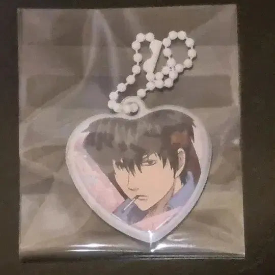 [BUNJANG] Gintama: The Motion Picture Shinsengumi Hijikata Toshiro Bundle Set - 3rd Week Special Edition Heart Charm &amp; Toshi Sticker / 일괄)은혼 동란편 히지카타 토시로 3주차 특전 하트말랑키링 톳시 스티커