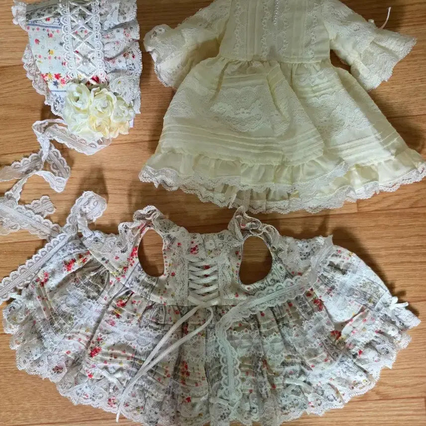 [BUNJANG] Baby Doll Dress and Headband Set / 베이비돌 인형 스위피님 의상