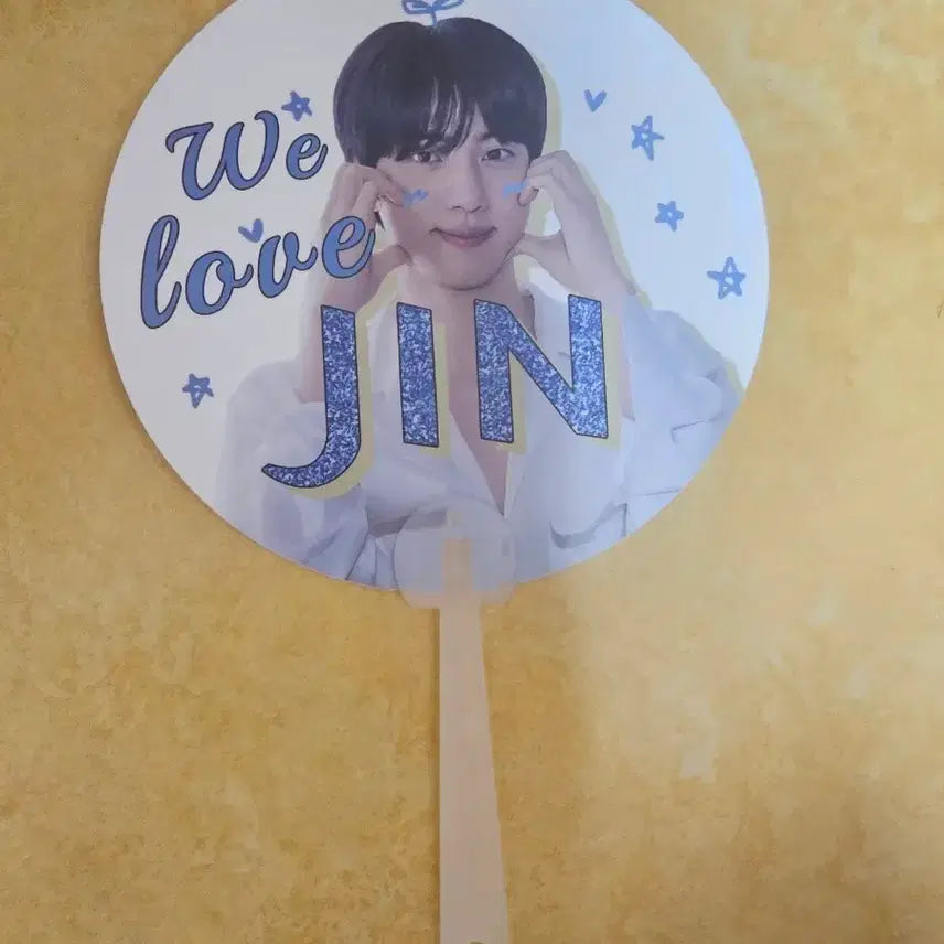[BUNJANG] BTS Jin Support Fan / BTS 방탄소년단 진 응원 부채