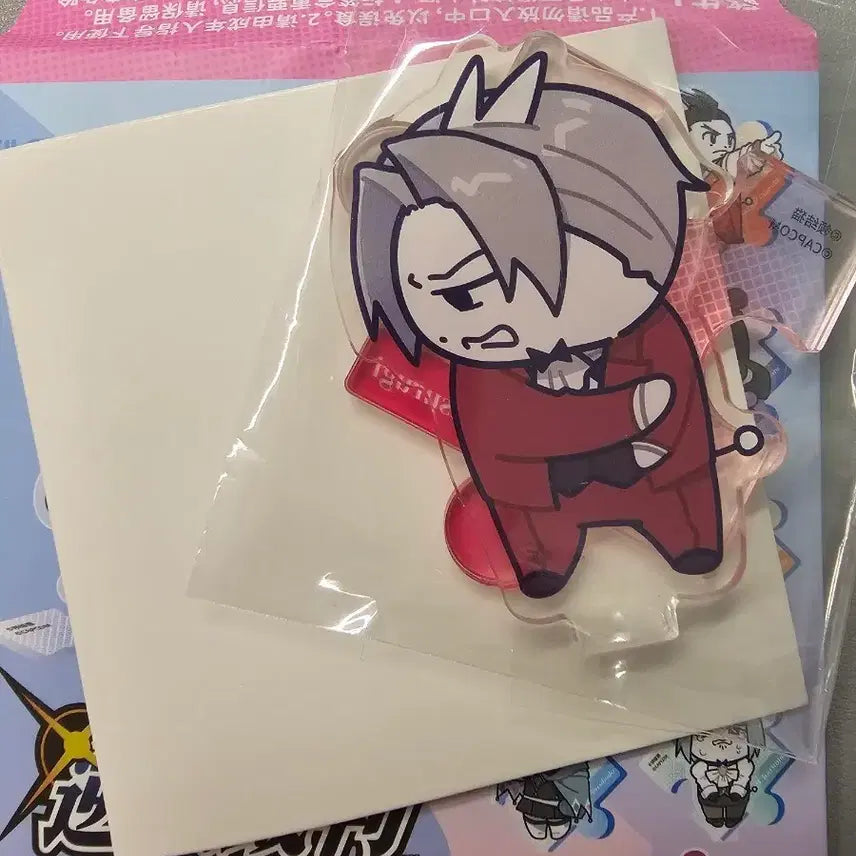 [BUNJANG] Ace Attorney Reiji Mitsurugi Botai Cat Acrylic Stand / 역전재판 미츠루기 레이지 보타이캣 아크릴 스탠드