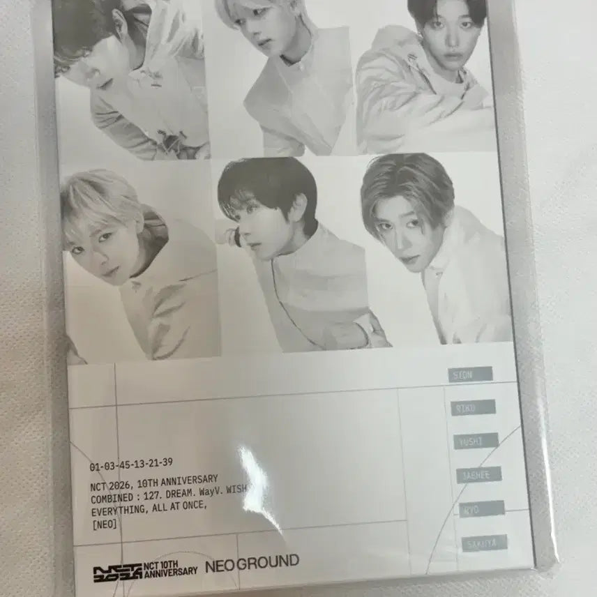 [BUNJANG] NCT 10th Anniversary Neo City: Japan Neo Ground Wish Group Photocard Set Sakuya / 엔시티 10주년 팝업 네오그라운드 위시 단체 그룹 포토세트 사쿠야 포카