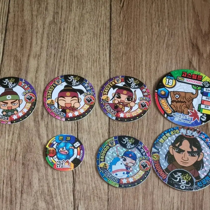 [BUNJANG] MapleStory, Ghost Story, Yu-Gi-Oh!, Jumong Stickers Bundle Set / 메이플딱지/귀혼딱지/기타 일괄, 100장당 2만가능