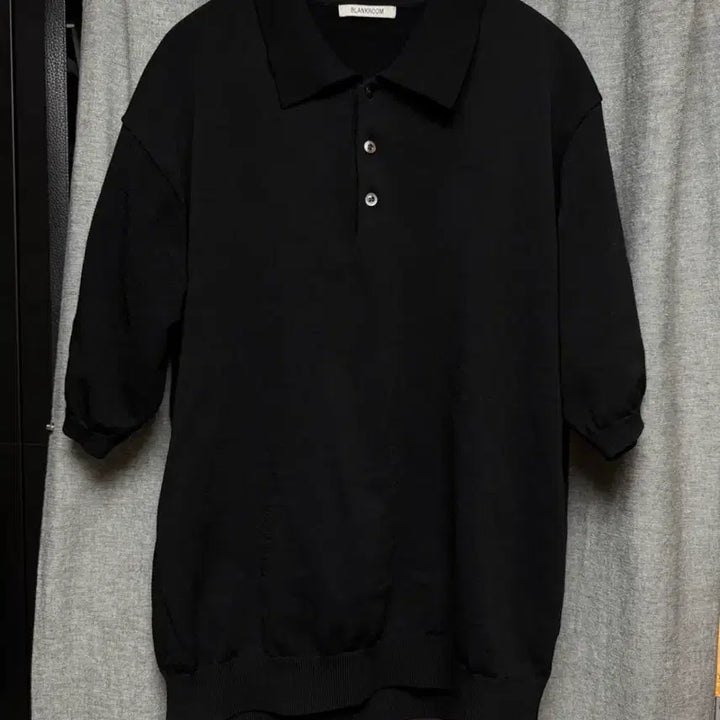 [BUNJANG] Blank Room Chilling Polo Knit Black / (3)블랭크룸 칠링 폴로니트 블랙
