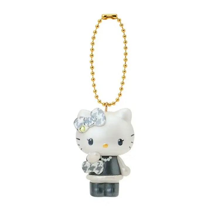 [BUNJANG] Sanrio Hello Kitty Monokuro Twin Mimi Strap Set / 산리오 헬로키티 모노쿠로 트윈 미미 스트랩(미개봉)