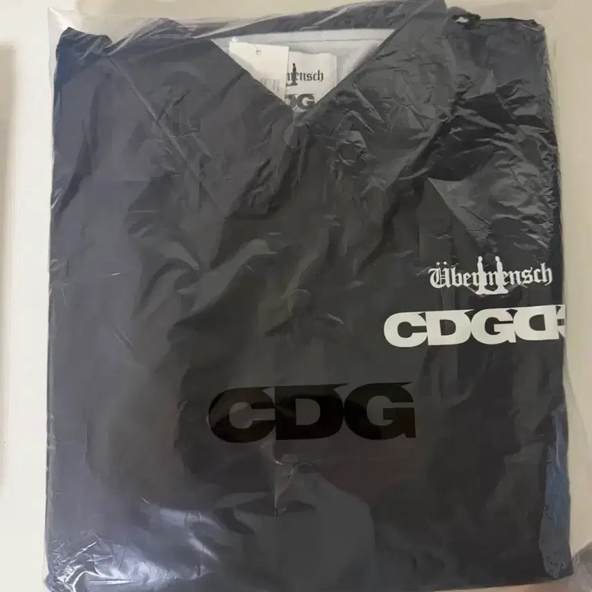 [BUNJANG] CDG x G-Dragon Classic Nylon Coach Jacket Black / (원가양도) CDG x 지드래곤 클래식 코치 자켓 나일론 블랙