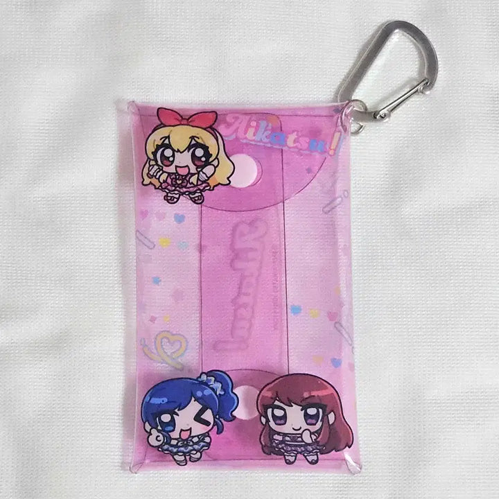 [BUNJANG] Aikatsu Clear Pouch Anya Illustration / 아이카츠 클리어 파우치 아냐 일러스트