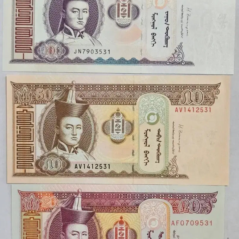 [BUNJANG] Mixed World Banknotes Bundle (Mongolia, Zambia, Russia, China, etc.) / 몽골 잠비아 러시아 중국 등 지폐일괄