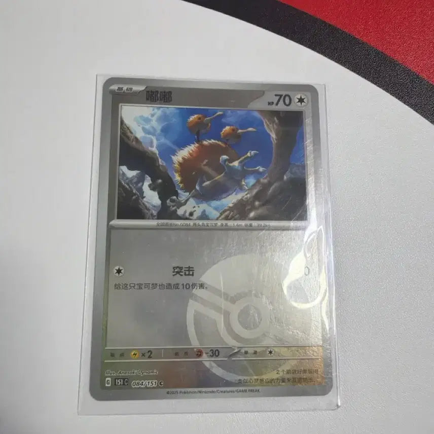 [BUNJANG] Pokemon Card Dodam Card Deck Box DuDu 151c 084/151 / 포켓몬카드 도감용 덱소스 중판 두두 151c 084/151