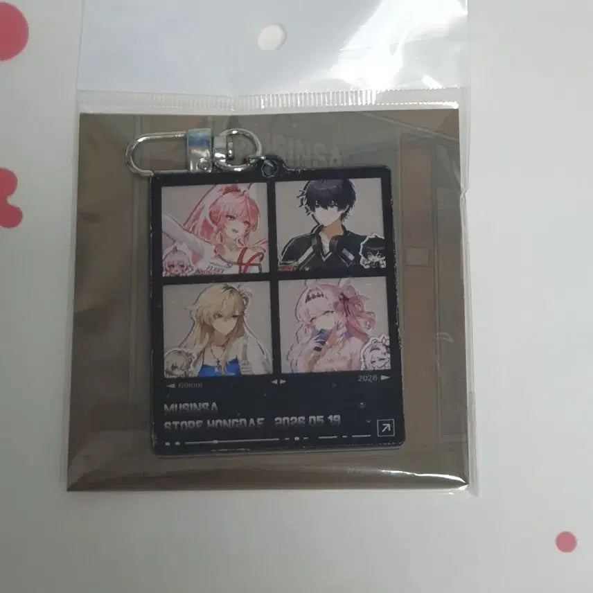 [BUNJANG] Myeongjo Musinsa Four-Cut Keychain / 명조 무신사 네컷 아크릴 키링