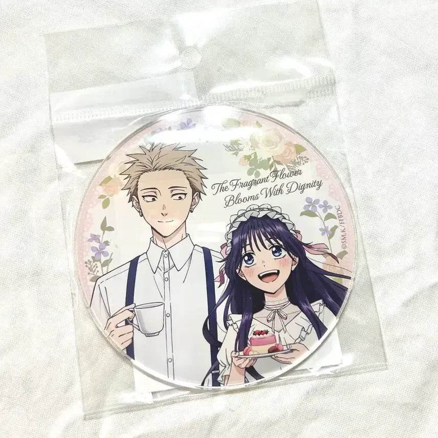 [BUNJANG] Hyanggi Reumnneum Waguri Rintaro Acrylic Coaster / 향기로운 꽃은 늘름하게 핀다 향기늘름 와구리 린타로 아크릴 코스터