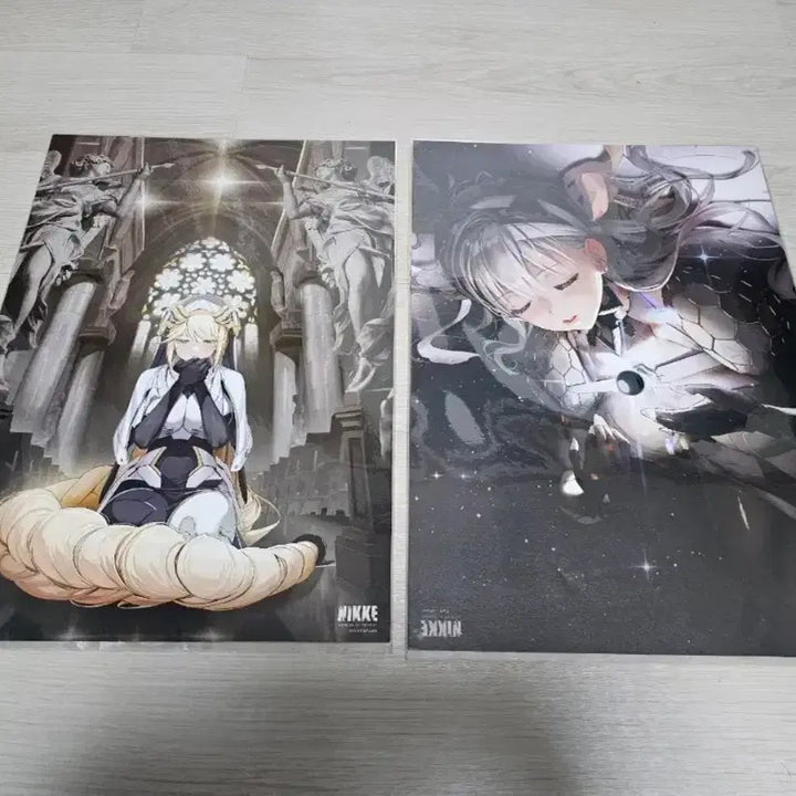 [BUNJANG] Nier: Automata Maid Cafe Exclusive Merchandise All Collection Poster / 니케 메이드카페 구매 특전 굿즈 올 컬렉션 포스터