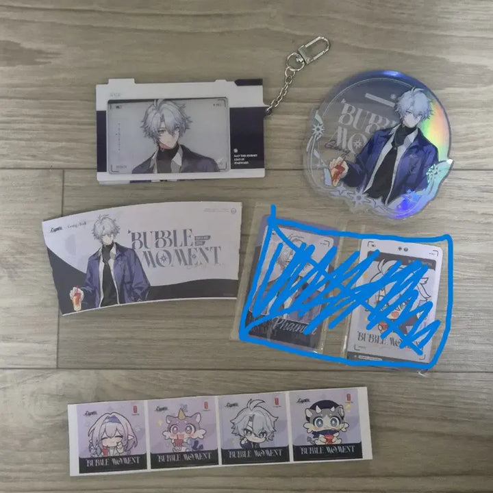 [BUNJANG] Honkai: Star Rail Pingan Acrylic Coaster Keychain / 스타레일 공차 콜라보 파이논 아크릴 코스터 키링 컵홀더