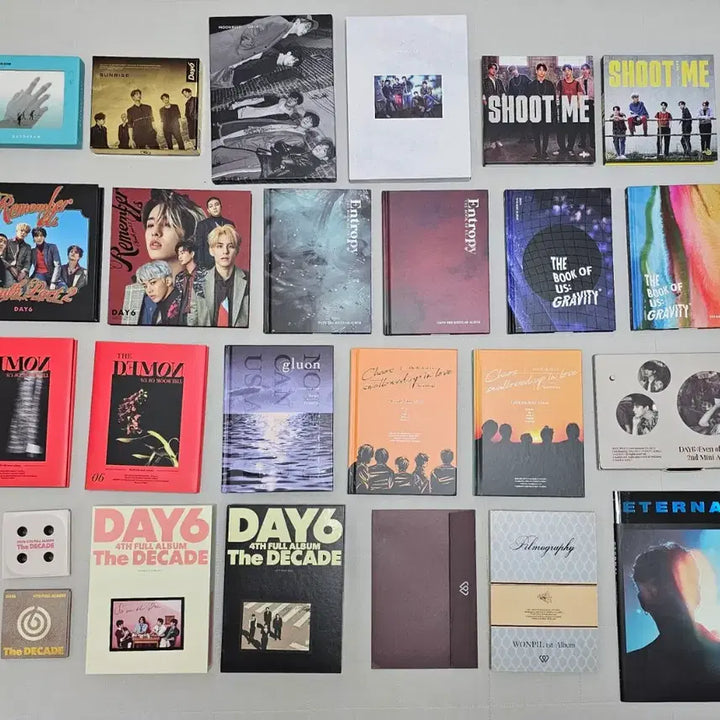 [BUNJANG] Day6 Album Bundle Set (Filmmography, Demon, Entropy, Solo) / 데이식스 앨범 일괄 양도 필모그래피 데몬 엔트로피 솔로 성진영케이원필도운