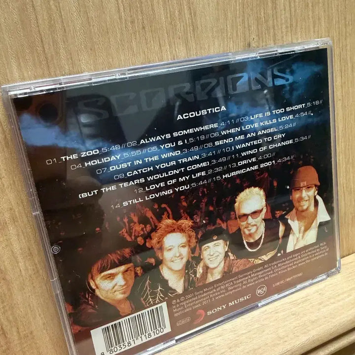 [BUNJANG] Scorpions Acoustica CD / 스콜피온즈 - Acoustica (2001) / CD