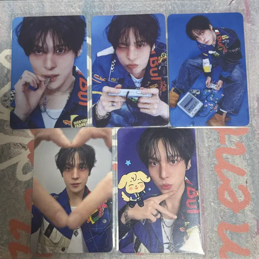 [BUNJANG] Ateez Aniteez In Color Pop-Up Yunho Photocard Bundle Set / 일괄)에이티즈 ateez 애니티즈 인 컬러 팝업 윤호 포카 트레카