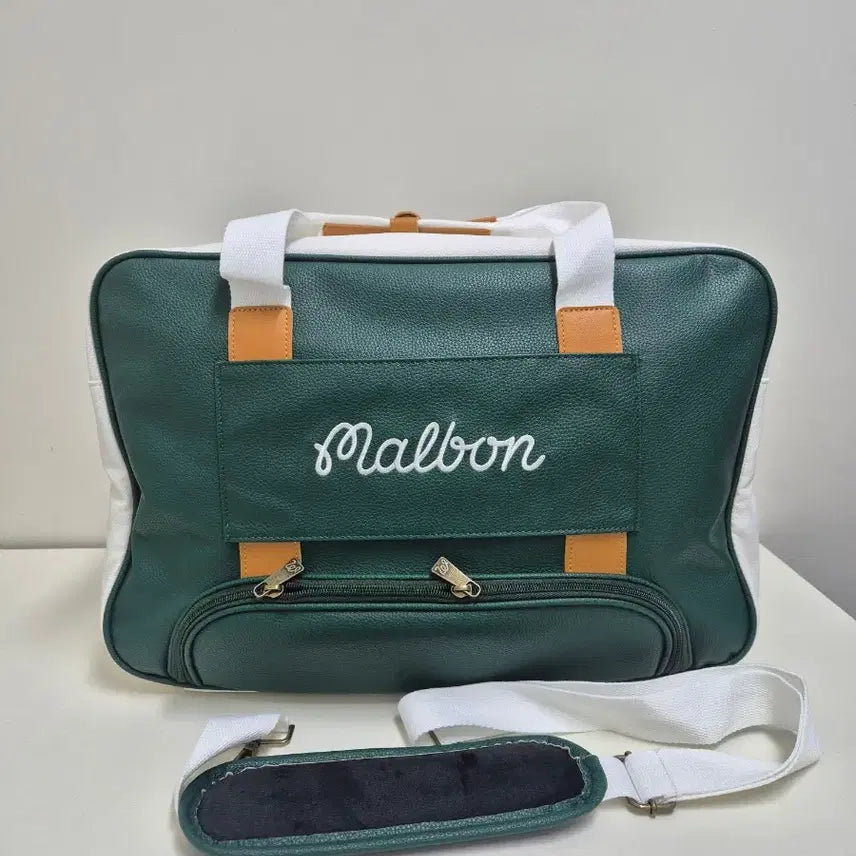 [BUNJANG] Malbon Basic Boston Bag Green / 말본 보스턴백 베이직 그린