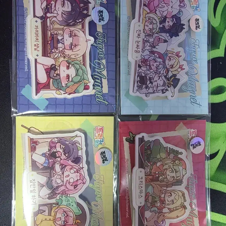 [BUNJANG] Trickster Figure Magnet Set / 트릭컬 1.5주년  굿즈 피규어 마그넷 셋트