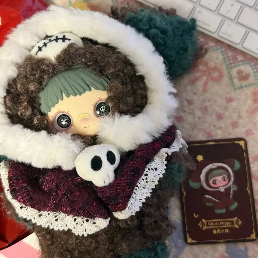 [BUNJANG] MeiMei Winter Ghost Puppy Plush / 메이메이 겨울 고스트 퍼피