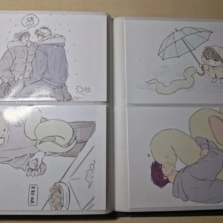 [BUNJANG] How to Embrace a God BL Webtoon Print Box Bundle / 신을 품는 방법 신품법 bl 웹툰 프박 프린팅 박스 일괄