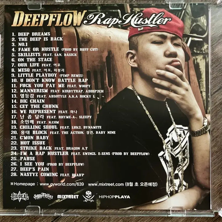 [BUNJANG] Deepflow Rap Hustler Hip Hop CD / 래퍼 딥플로우(Deepflow) - Rap Hustler 힙합음반cd