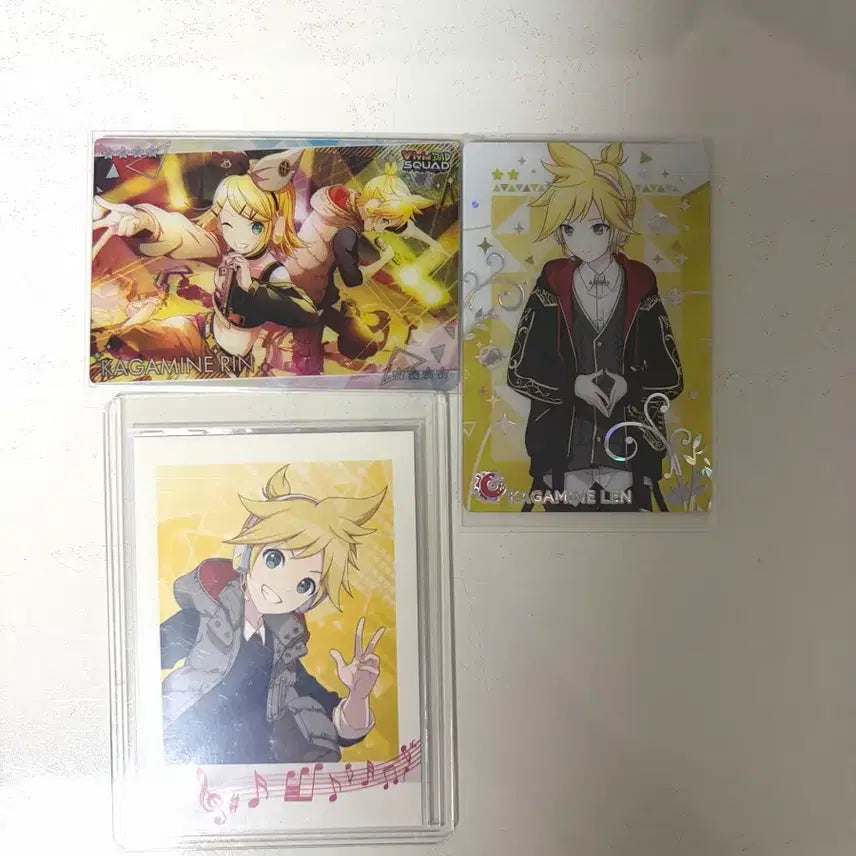 [BUNJANG] Vocaloid Project Sekai Len, Rin Bundle Set Photocard / (일괄) 보컬로이드 프로세카 렌,린 포토카드 판매