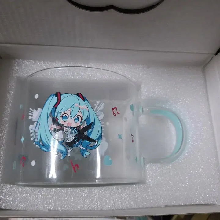 [BUNJANG] Hatsune Miku 16th Anniversary Lottery Prize C Glass Cup / 하츠네 미쿠 16주년 쿠지 유리컵