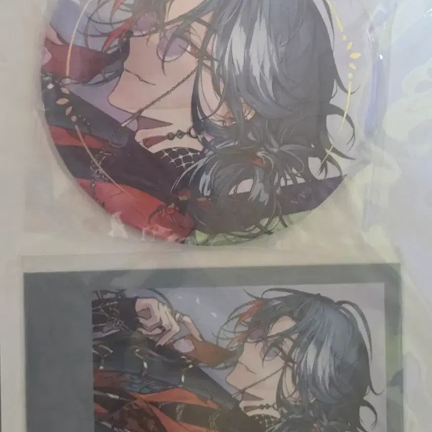 [BUNJANG] NIJISANJI Kaisei 2025 Birthday Cheki &amp; Can Badge Set / 니지산지 3SKM 카이세이 2025 생일 체키 캔뱃지