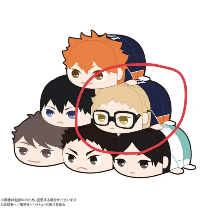 [BUNJANG] Haikyuu!! Potecoro Plush Doll Mascot Vol. 1 Tsukishima Kei (Tsukki) - Sealed / [미개봉] 하이큐 포테코로 인형 누이 마스코트 1탄 츠키시마 케이 츳키