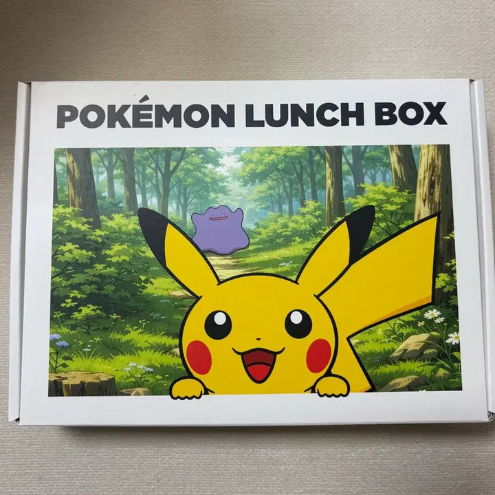 [BUNJANG] Baskin-Robbins Pikachu Metamon Pokemon Lunch Box / 베스킨라빈스 베라 피카츄 메타몽 포켓몬 포켓몬스터 런치박스 도시락통