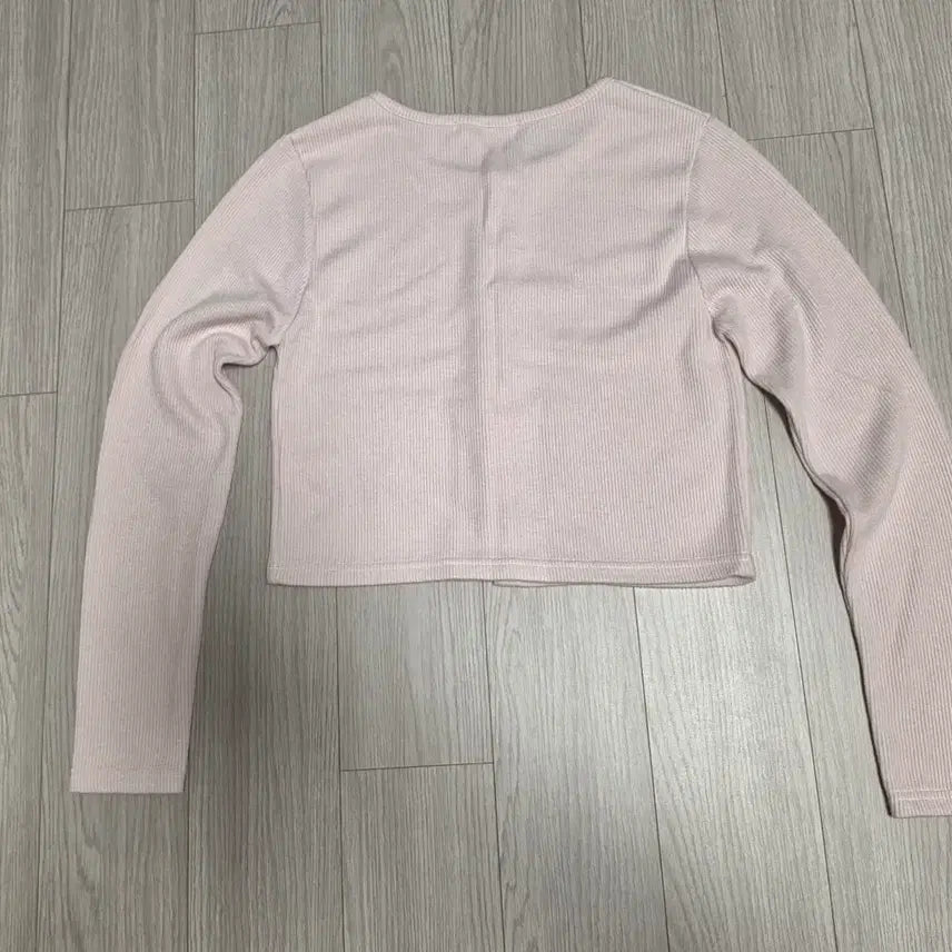 [SOLD OUT] 핑크 골지 크롭 가디건