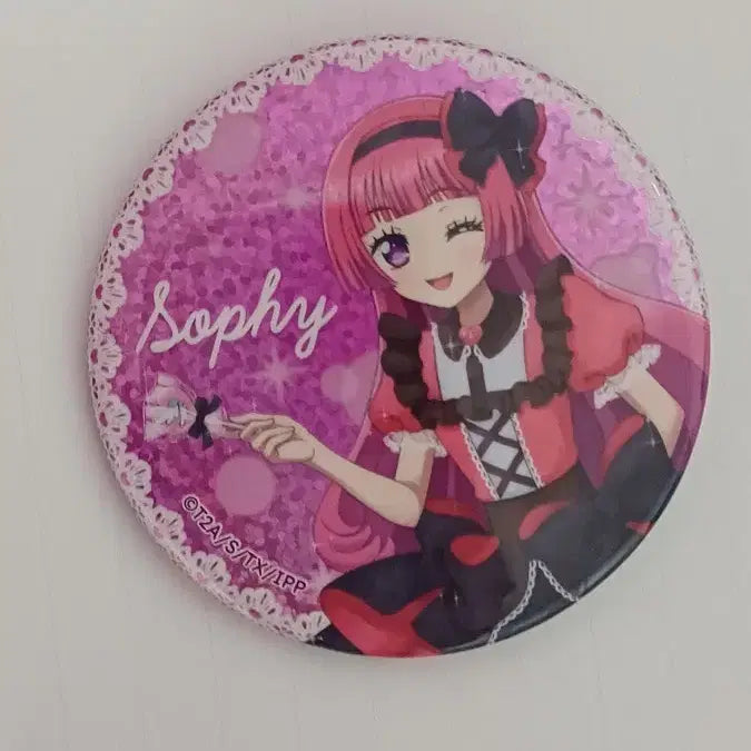 [BUNJANG] Pripara Sophie Kirakira Trading Can Badge / 6월 말까지만 판매)프리파라 소피 키라키라 트레이딩 캔뱃지