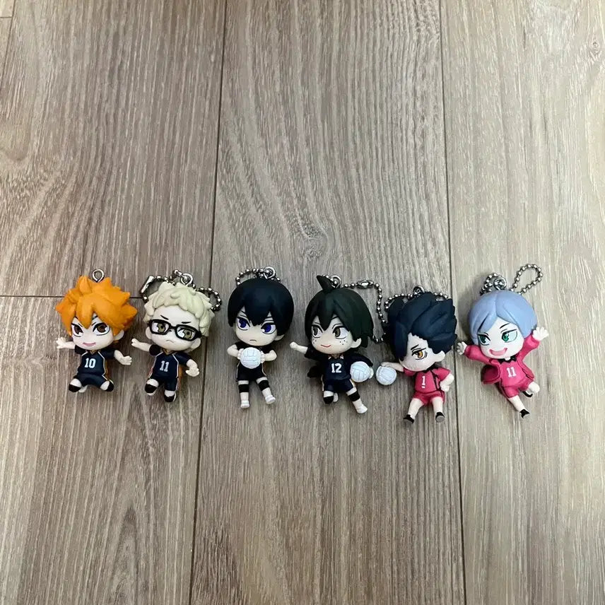 [BUNJANG] Haikyuu!! Swing Keyring Gacha Bundle Set / 일괄) 하이큐 스윙 키링 가챠