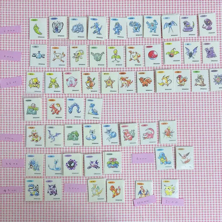 [BUNJANG] 30th Anniversary Pokemon Tteokbokkki Stickers / (매일업뎃) 30주년 포켓몬 띠부씰 30주년 아트워크 포켓몬 띠부씰