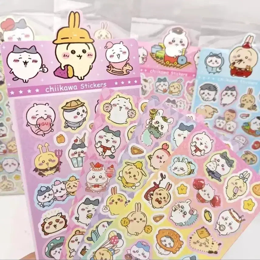 [BUNJANG] Chiikawa Usagi Deco Sticker Set / 치이카와 우사기 다꾸 스티커 모음